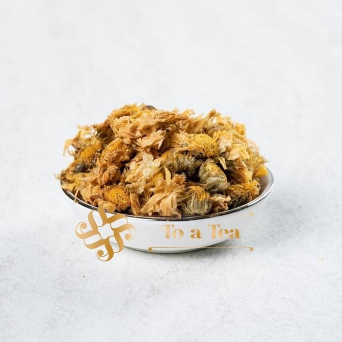 

oW.galiban - Yellow Chrysanthemum Bunga Krisan Kering 200gr Teh Herbal Premium