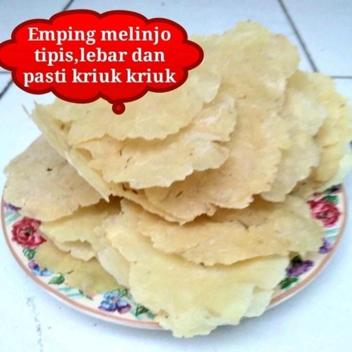 EMPING MELINJO MATANG KEMASAN 500 GRAM. DIGORENG DADAKAN. TIPIS KRIUK DAN PASTI NAGIHIN