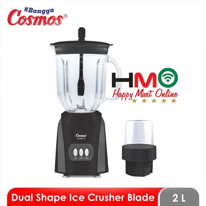 Cosmos Blender Kaca Penghancur Es Blender 2 Liter Cosmos Cb-281G Blender Cosmos Cb 281 G
