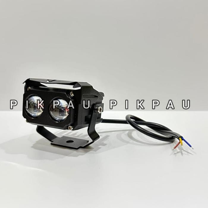 CR7 LAMPU TEMBAK LASER LED 2 MATA CR 1022D HIGH LOW