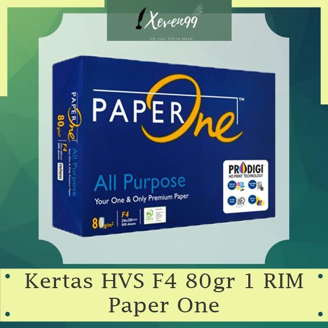 

NEW PRODUK PAPER ONE KERTAS HVS F4 80 GR (1 RIM / 500 LEMBAR) WARUNG ARA67