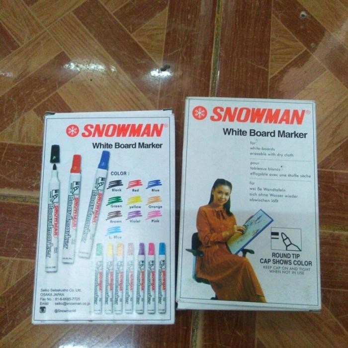 

NEW PRODUK SPIDOL WHITE BOARD MARKER SNOWMAN WARUNG ARA67