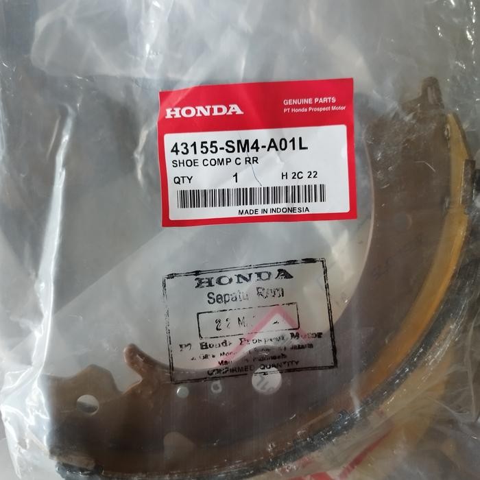Jual Kanvas Kampas Rem Belakang Honda Brv Freed Stream Crv Set Asli Ori