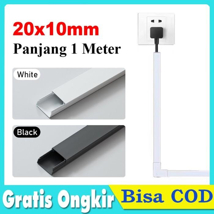 Kabel Duct Kabel Dak Cable Ducting Penutup Pelindung Kabel Tempel Dinding Lantai PVC Tray Kabel