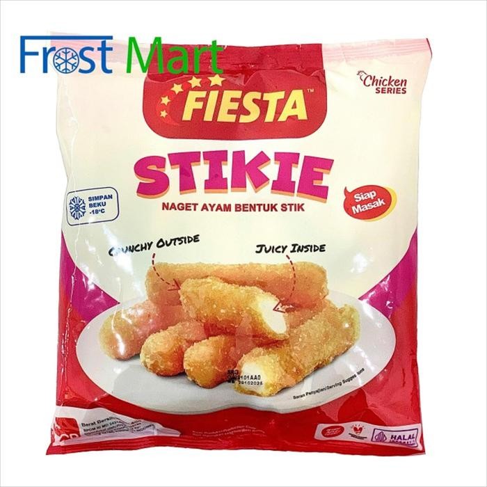 

Pilihan- Fiesta Stikie 400 Gram Nugget Ayam Stick