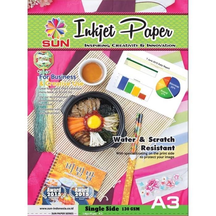 

Pilihan- Sun Next Generation Inkjet Paper 130 Gsm A3