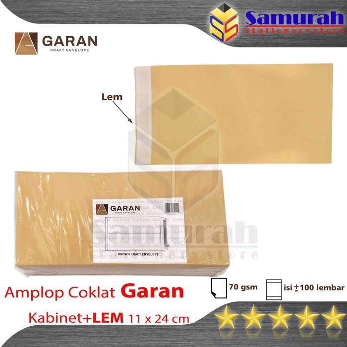 

Pilihan- Amplop Kertas Coklat Garan Ukuran Kabinet / Gaji + Lem Seal 1 Pak 100