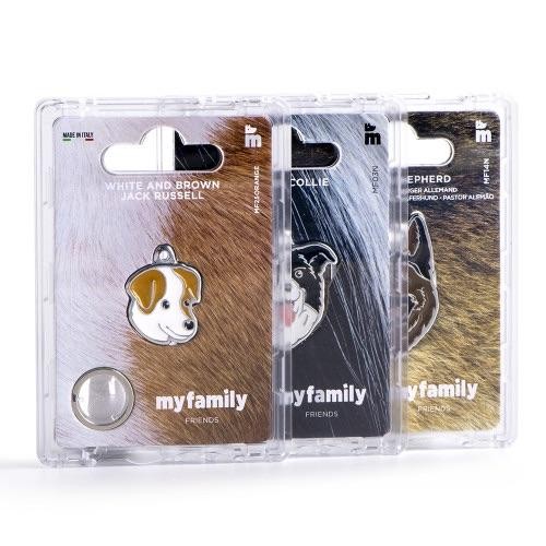 Myfamily Id Tag - Black Labrador Id Dog Tag Personalized Cat Dog Tag
