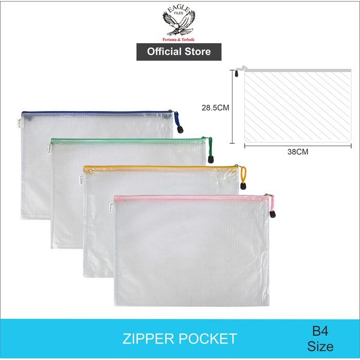 

EAGLE FILES Document Bag Tas Dokumen Resleting B4 E 230
