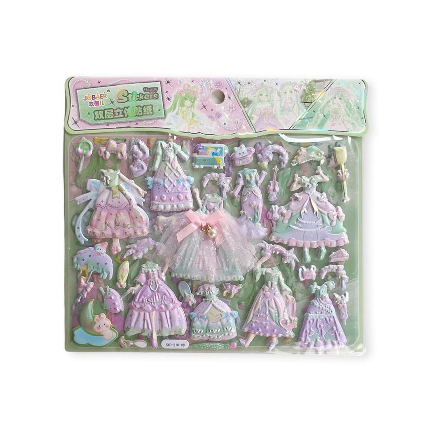 

Scoop Sticker/Stiker Spons 3D Dress Up 69201300