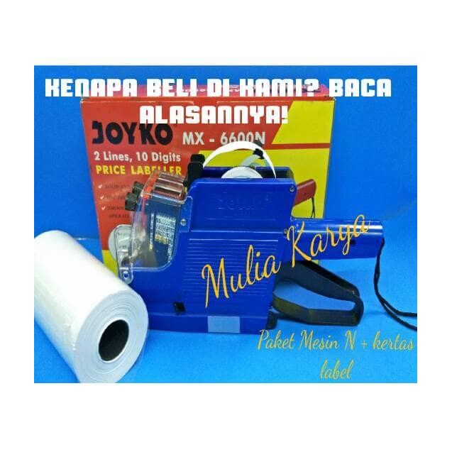 

PAKET MESIN + KERTAS LABEL HARGA JOYKO 6600N