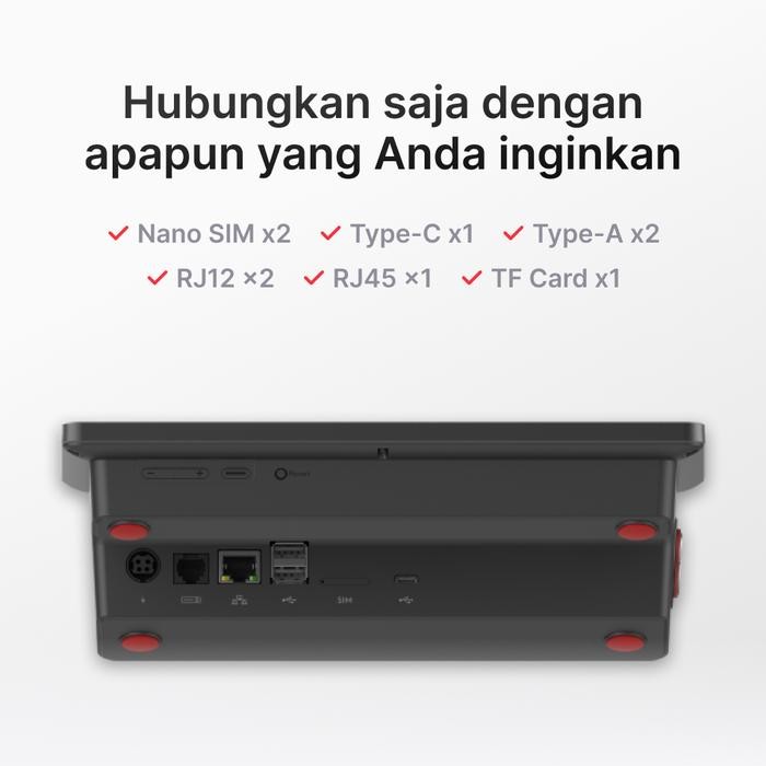 

MESIN KASIR SLIM DESKTOP IMIN D1 THERMAL PRINTER 58 SCANNER 2D LTE 4G