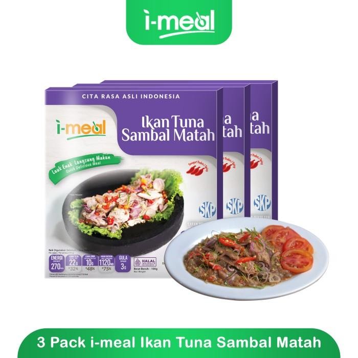 

Pilihan- Ikan Tuna Sambal Matah 100 G I-Meal Siap Makan - 3 Pcs