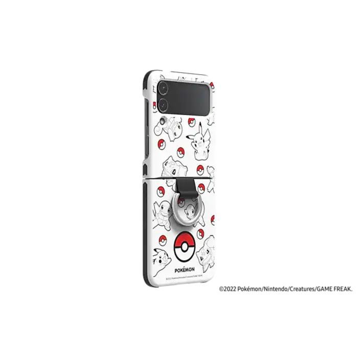 Samsung Z Flip 4 Original Pokemon Case Silicone Ring Cover Casing