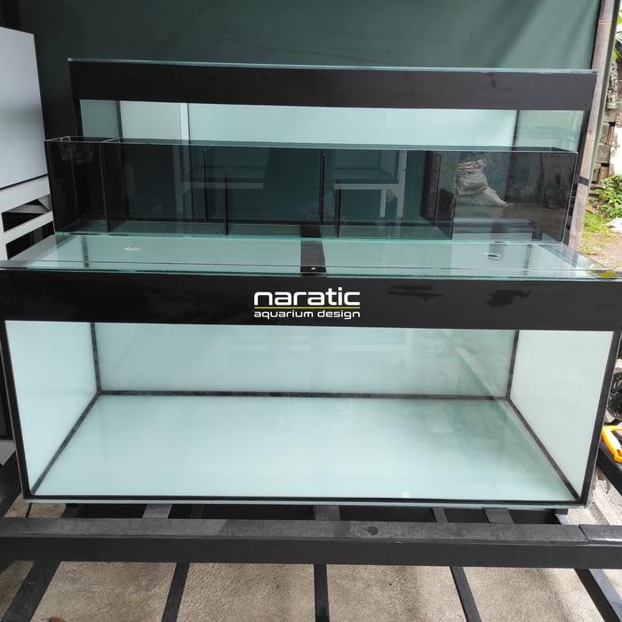 Aquarium 120x50x50 8mm full scotlet top filter kaca