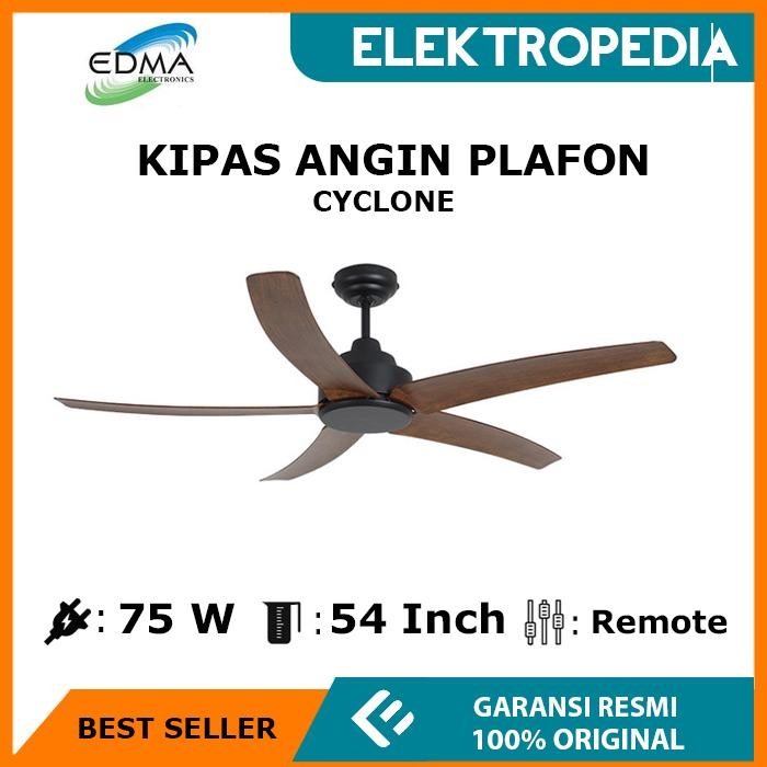 MT EDMA - EDMA Kipas Angin Lampu Baling2 Decorative 54IN Cyclone