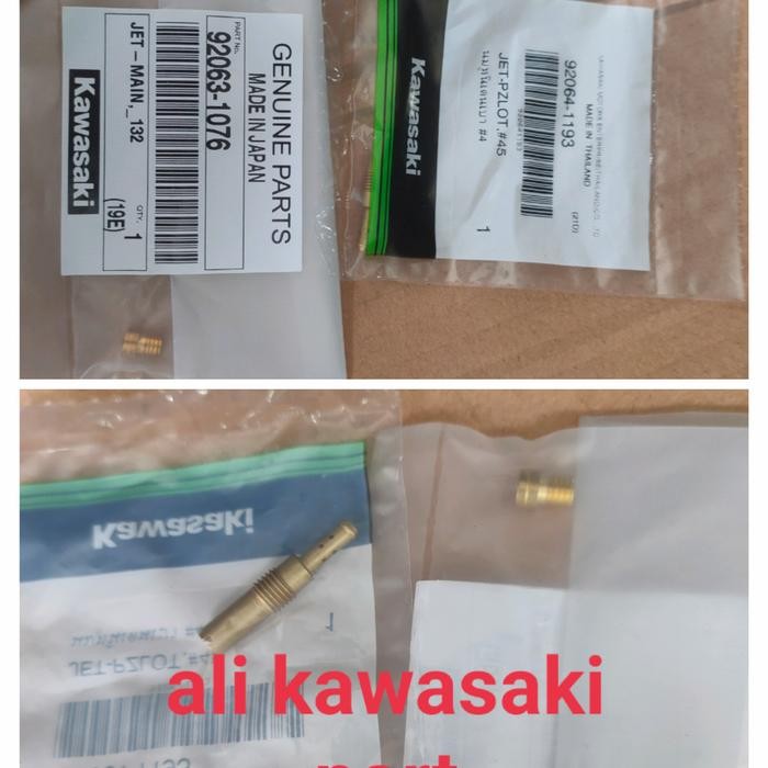 PILOT JET 45 MAIN JET 138 PJ 45 MJ 138 PWL 26 NINJA R SS KIS ORIGINAL