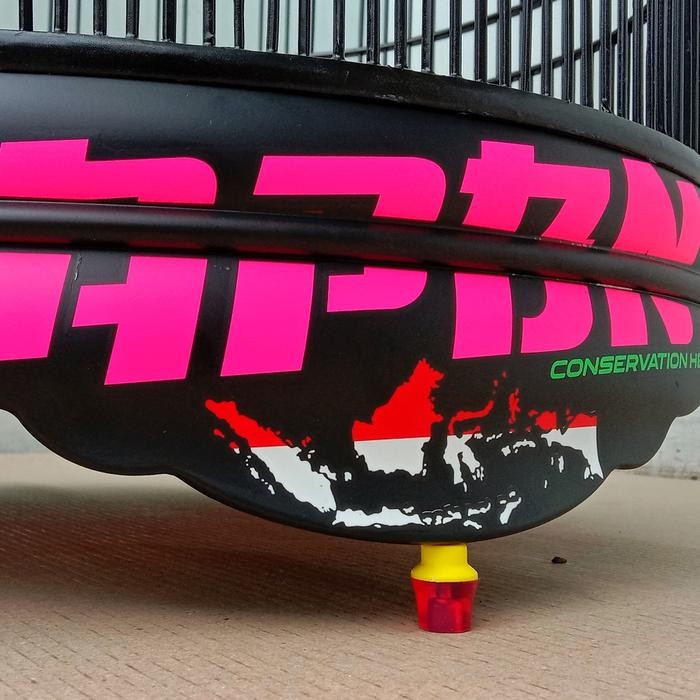 SANGKAR/KANDANG MURAI EBOD JAYA PVC DECAL APBN PINK NEW