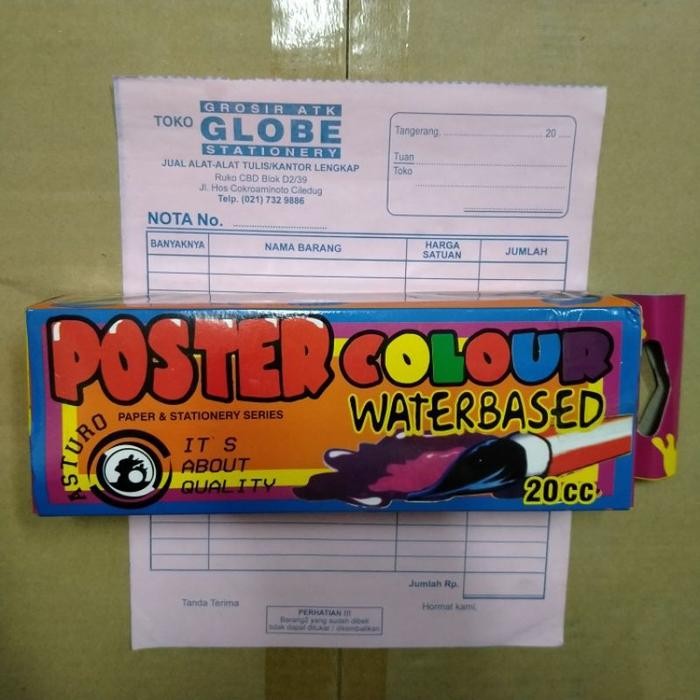 

NEW PRODUK CAT POSTER ASTURO 12 WARNA /POSTER COLOURS 20 CC MAWAR-89