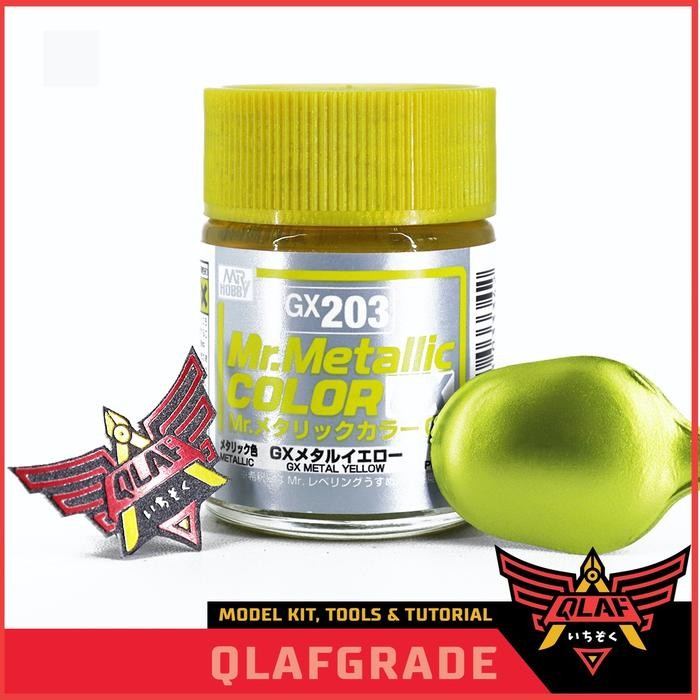 

Mr Color GX METAL YELLOW GX203 GX 203 cat gundam model kit airbrush