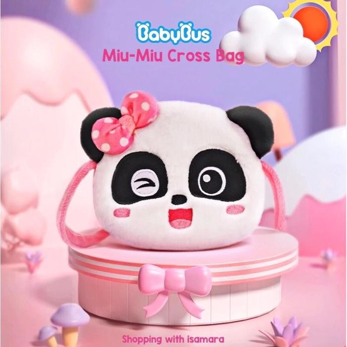 Babybus Miu-Miu Cross Bag / Tas Selempang Anak Kode 1110