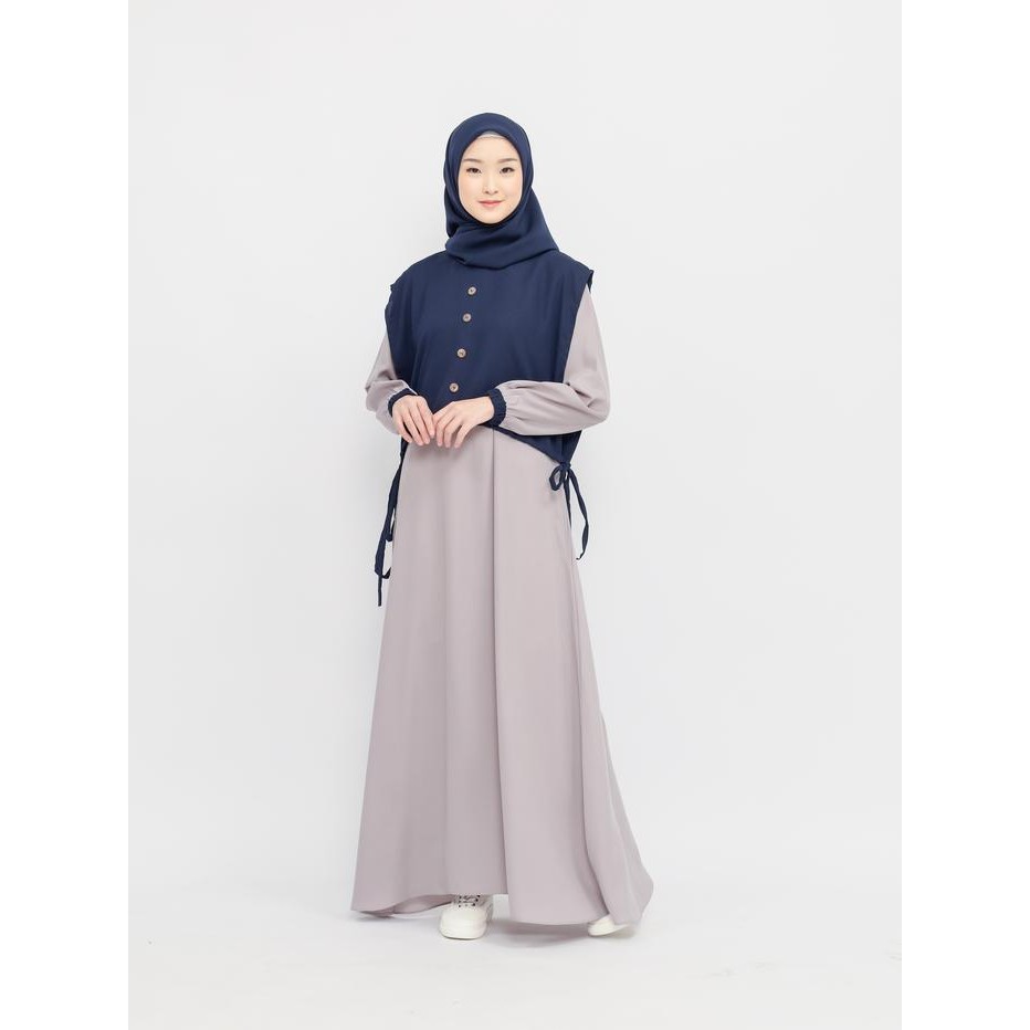 Shabiyan 416 Gamis Remaja Perempuan Moscrepe Polos