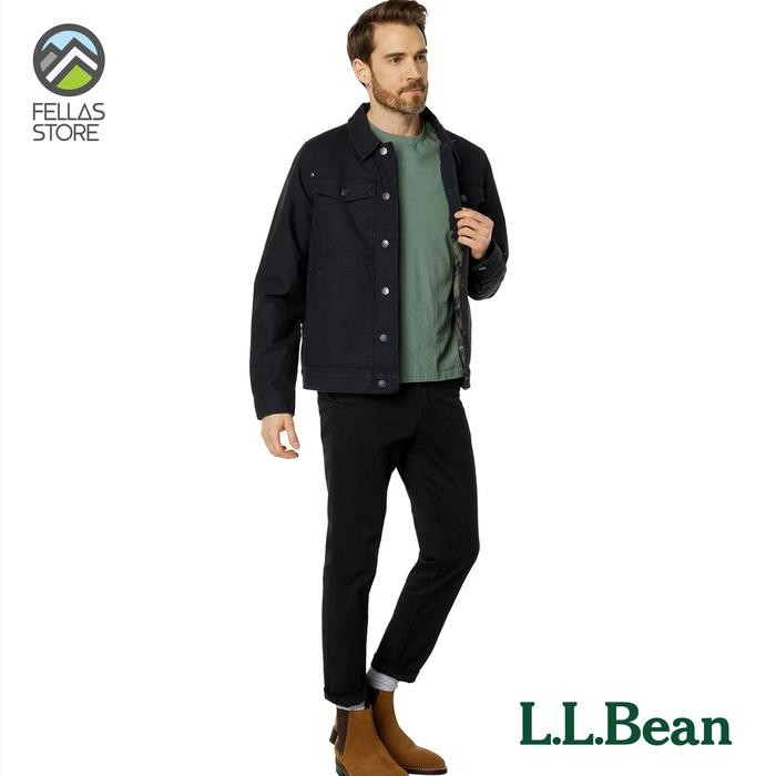 LL Bean - Men's BeanFlex Utility Trucker Jacket Black