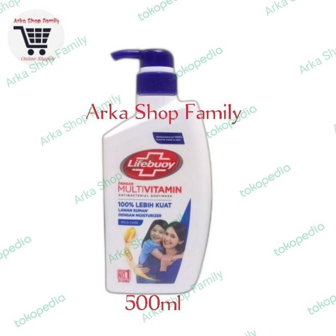 Pilihan- Lifebuoy Sabun Mandi Cair Mildcare Pump / Botol 500 Ml