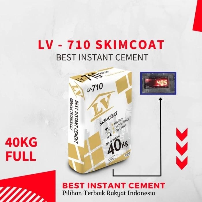 Pilihan- Skimcoat Merk Lv 40 Kg