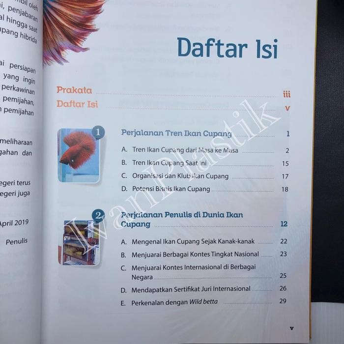 Buku Mengenai Ikan Cupang Hias Budi Daya Bisnis Dan Kontes