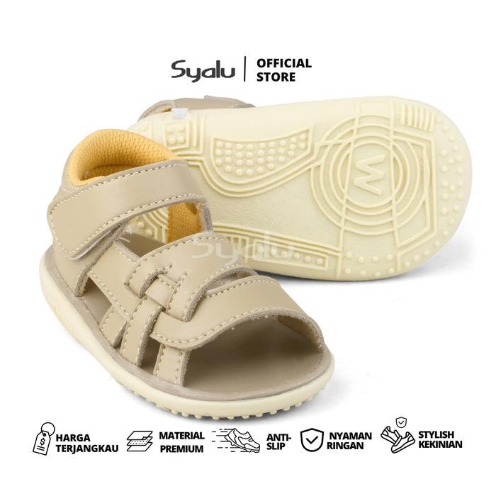 Pilihan- Syalu Sandal Anak Laki-Laki Bunyi Cit-Cit Usia 1-2 Tahun Ab Cream Untuk Bayi