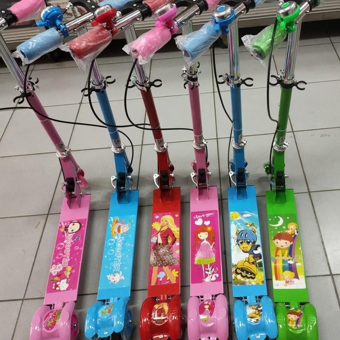 Bagus Hot Skuter Otoped Anak+Rem Grosir Terlariss 