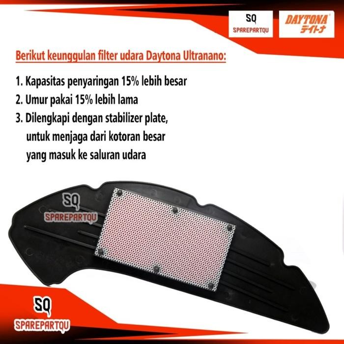 Filter Udara New Nmax 155 Aerox155 Connected Daytona Ultranano