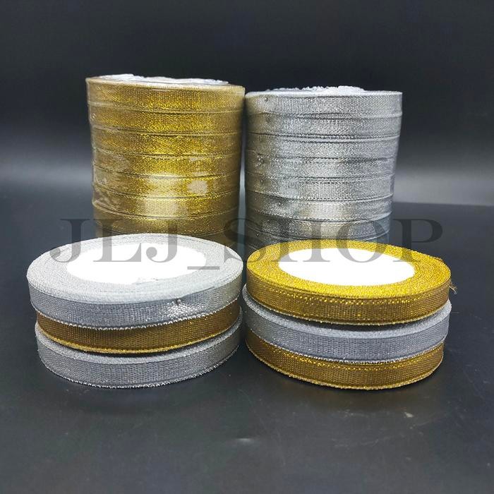 

New Pita Gliter 3/8 inch (1 cm ) (EMAS PERAK)