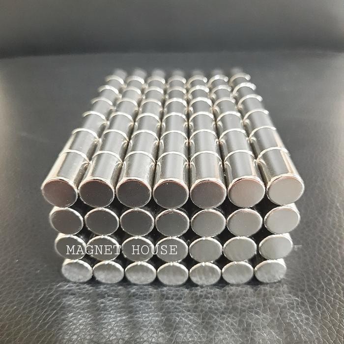 New Magnet Neodymium Bulat Round Diameter 10x15mm 10mmx15mm 10*15mm