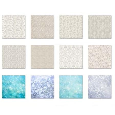 

Scrapbook Patterned Paper 6"x6" - Snow Days (24 sheets)