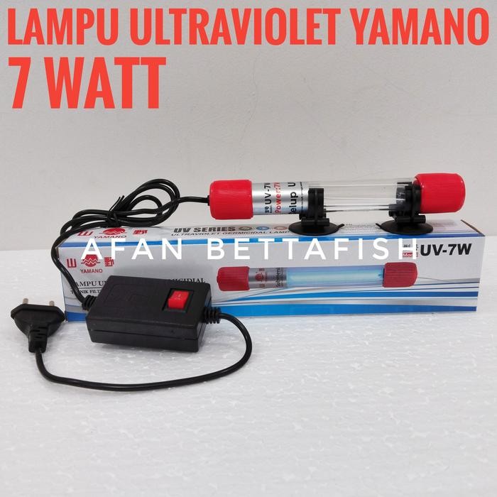 Yamano Ultraviolet Germicidal Lamp UV 7W Lampu Aquarium 7 Watt