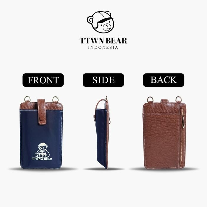 Ttwnbear Tas Selempang Phone Bag Nylon Wanita Original Tt2522