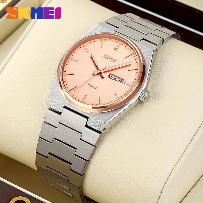 Jam Tangan Pria Analog Tali Stainless Steel Skmei 9288