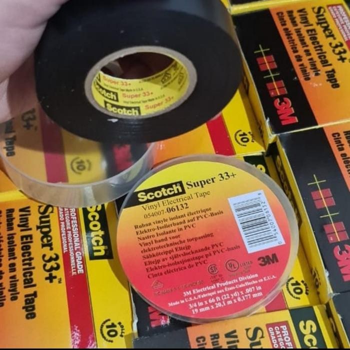 3M ISOLASI SCOTCH SUPER 33+ VINYL ELECTRICAL TAPE