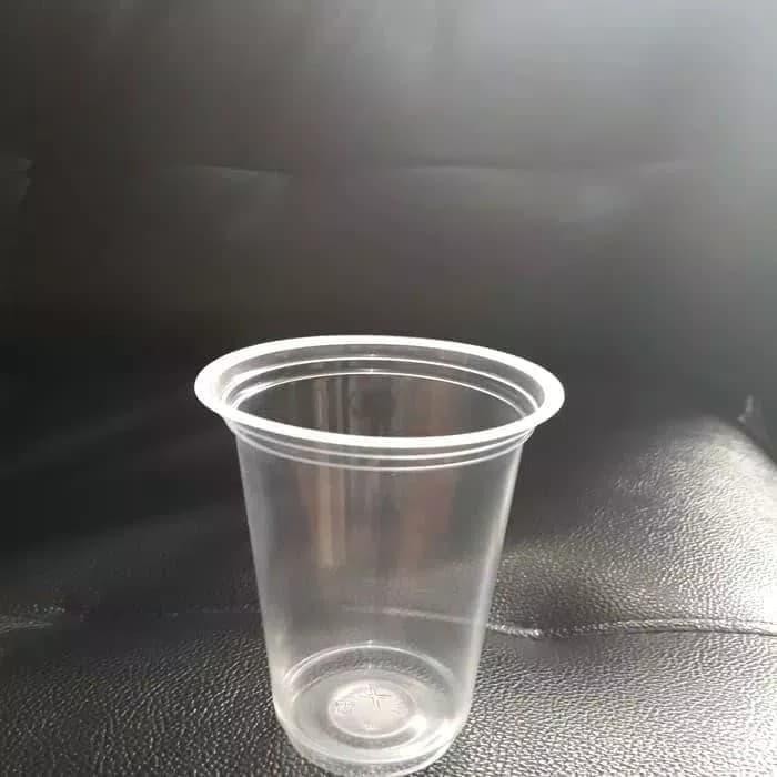 Cup gelas PP polycup 16oz gelas plastik polycup 16oz tanpa tutup
