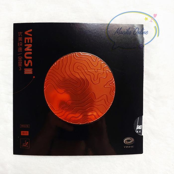 Yinhe Venus III ~ Karet Bet Pingpong Yinhe Venus III