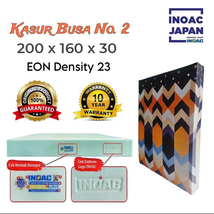 inoac kasur busa 160x200x30 original eon d23