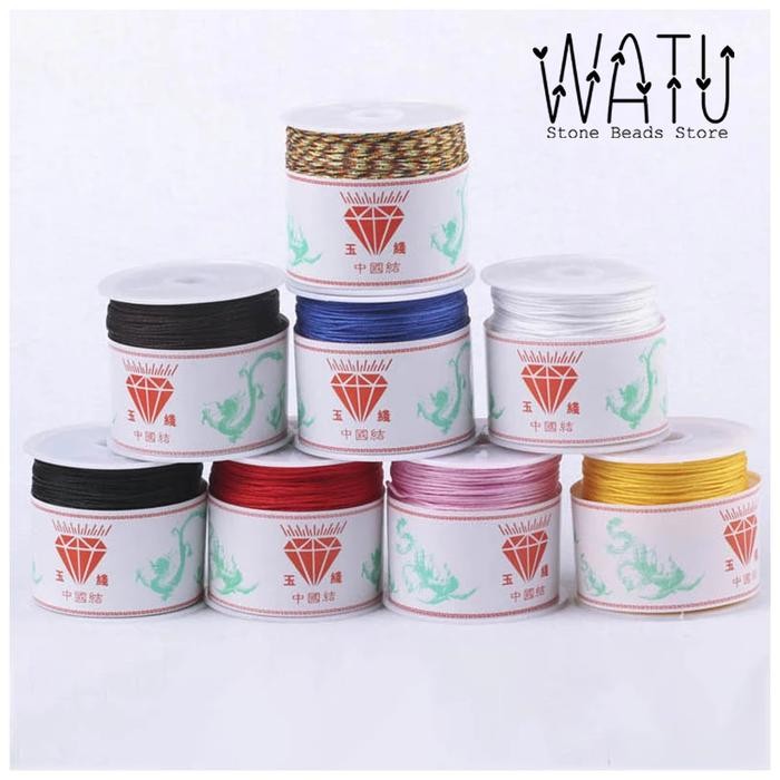 

New Tali Giok Cina 40 Meter Tali Cina Benang Shambala Simpul Gelang Kalung