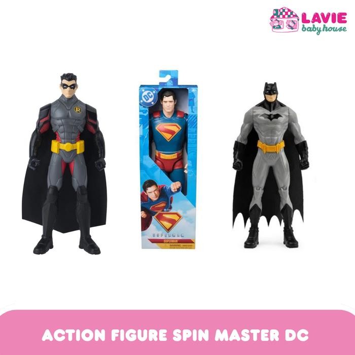 Action Figure Spin Master DC Superman/Batman/Robin/Cyborg - Mainan Superhero Anak - Lavie baby house