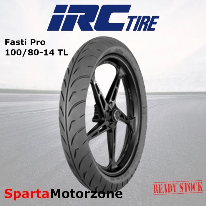 BAN MOTOR TUBELESS IRC FASTI PRO 100/80-14