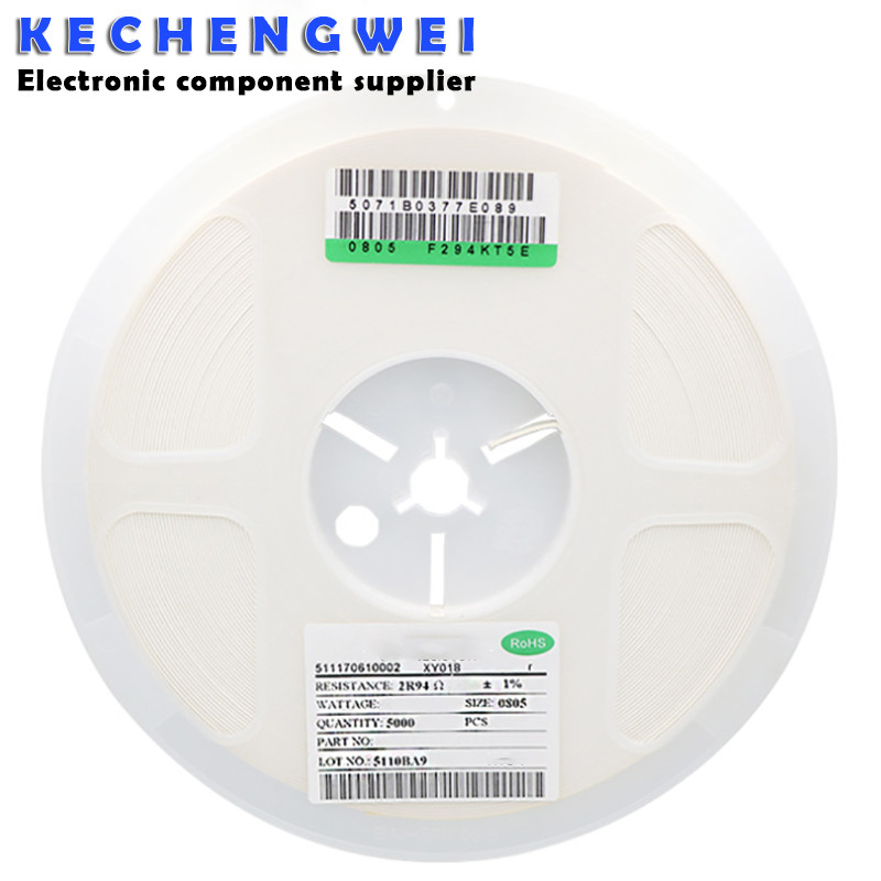 IMPORT 5000Pcs 0805 5% SMD 1/8W 0R ~ 10M chip resistor 0 10R 100R 220R 330R 470R 1K 4.7K 10K 47K
