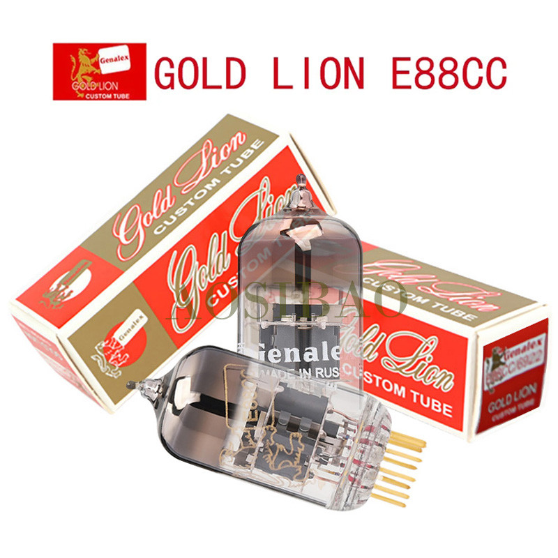 Distrik_ Russia GOLD LION E88CC 6922 Vacuum Tube Upgrade 6922 E88CC ECC88 6DJ8 6N11 HIFI Audio Valve