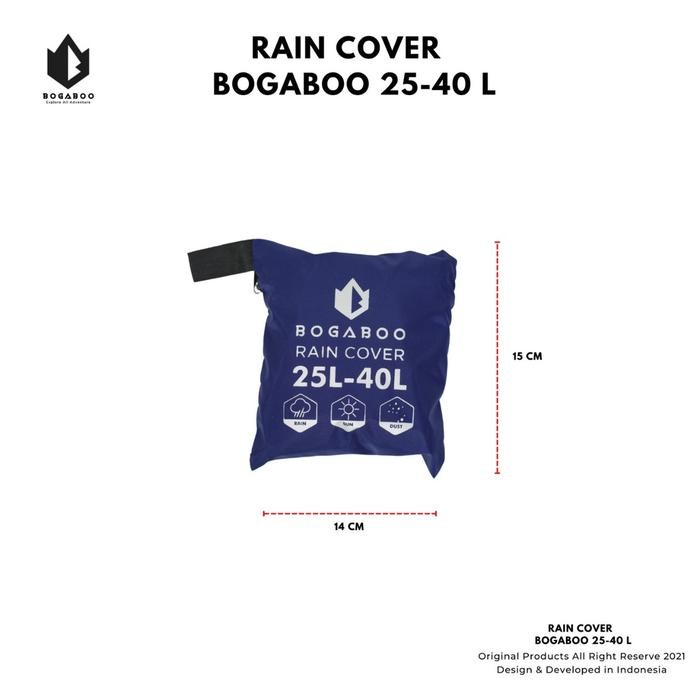 Terbaru Rain Ball Cover Bag 25-40L Waterproof Pelindung Tas Anti Air Hujan