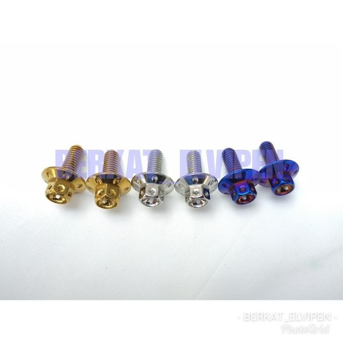 Baut Probolt Cover Knalpot Yamaha Nmax Aerox Lexi Freego